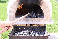 How to fire up the wood oven - Step 15