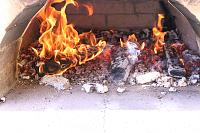 How to fire up the wood oven - Step 7