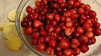 Rose Petals Cherry Jam - Step 1