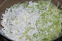Light Zucchini and Cheese Fritters - Step 1