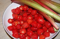 Strawberry Rhubarb Jam Recipe - Step 1