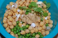 Green Pea and Mint Hummus - Step 4