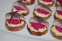 Pickled Herring Canapes with Beet - Step 6