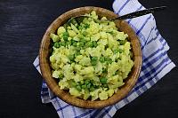 Pan-Roasted Cauliflower with Peas - Step 9
