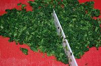 Sauteed Stinging Nettles with Garlic - Step 1