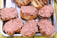 Mici Patties on Bread  - Step 5