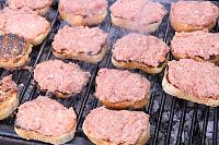 Mici Patties on Bread  - Step 6