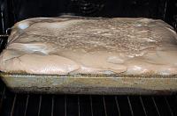 Chocolate Brownie Meringue Cake - Step 12