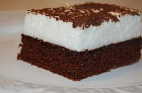 Chocolate Brownie Meringue Cake - Step 14