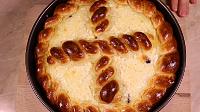 Pasca - Romanian Easter Bread with Cheese Filling - Step 39