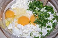 Low Carb Savory Cheese and Greens Pie - Step 3