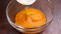 Pumpkin Zebra Cake - Step 1