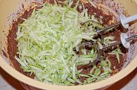 Chocolate Zucchini Upside-Down Cheese Cake - Step 7