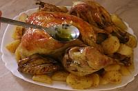 Roast Chicken and Potatoes - Greek Recipe - Step 12