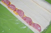 Cheese and Ham Puff Pastry Twists - Step 2
