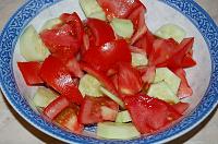 Traditional Greek Salad - Horiatiki - Step 2