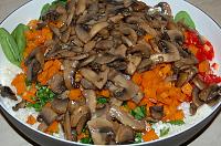 Roasted Pumpkin, Cauliflower and Mushroom Salad - Step 10