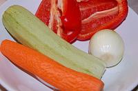 Pickled Zucchini and Vegetables Salad - Step 1