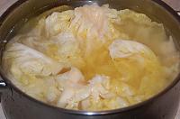Vegan Stuffed Cabbage Rolls with Corn Grits - Step 1