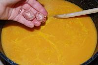 Creamy Pumpkin Soup with Meatballs - Step 10