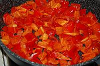 Fried Red Peppers with Fresh Tomatoes and Feta Cheese - A Bulgarian Classic - Step 2