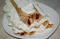 Moldovan Cherry Crepe Cake - Kushma lui Gugutza - Step 9