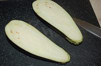 Roasted Eggplant with Cheese and Tomatoes - Step 1