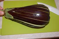 Roasted Eggplant Fan - Step 1