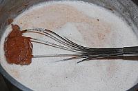 Chocolate Semolina Pudding - Step 1