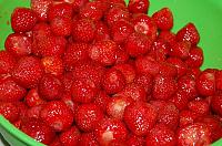 Homemade Whole Strawberry Jam - Step 1