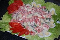 Cucumber, Smoked Salmon and Eggs Salad - Step 6