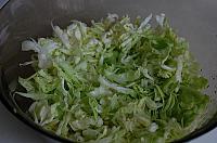 Cabbage, Peas and Tomatoes Salad - Step 1