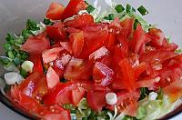 Cabbage, Peas and Tomatoes Salad - Step 2