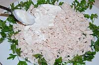 Chicken Salad with Grapes and Cheese - Step 1