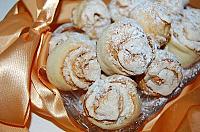 Roses Cookies, with Meringue and Nuts - Step 16