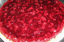 Cherry Tart with Vanilla Pudding