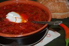 Beet and Lentil Soup