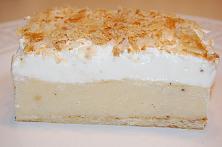 Vanilla Custard Cream Squares - Romanian Cremes, or Cremsnit