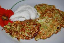 Light Zucchini and Cheese Fritters