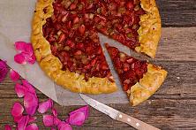Strawberry and Rhubarb Galette