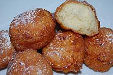 Apple Fritter Doughnuts with Cheese