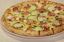 Zucchini Bacon Pizza