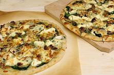 Spinach and Cheeses Pizza Recipe 