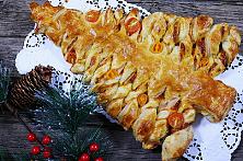 Savory Puff Pastry Christmas Tree