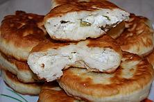 Romanian Fried Pies with Cheese and Green Onions