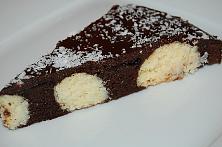 Chocolate Cake with Coconut Balls