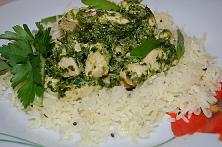 Spinach (Palak ) Chicken Curry