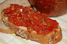 Red Peppers and Mushrooms Spread