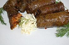 Vegetarian Stuffed Grape Leaves