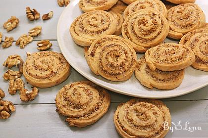 Vegan Walnut Cinnamon Pinwheel Cookies